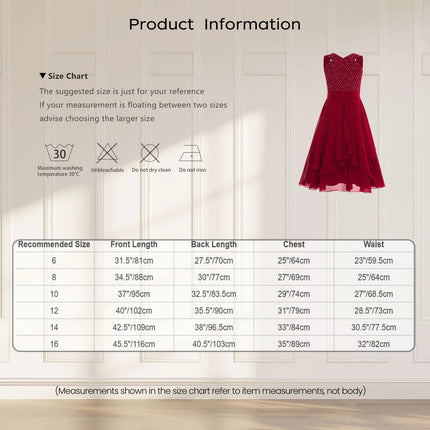 Shiny Rhinestone Chiffon Party Dress for Kids Girls Elegant Princess Birthday Formal Wedding Gown Sleeveless Knee-length Dresses
