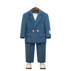 Blue 2PCS / 10-11Years 140-150CM