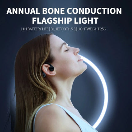 Bone Conduction IPX5 Headphones Bluetooth 5.4 Waterproof Wireless Sports Headset with Mic for Swimming Running Fitness Gym 2026