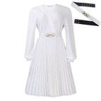 White with Belt / 2XL