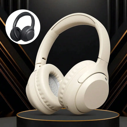 Teckwe New Wireless Over Ear Headphones With Stretchable Headband, Full Ear Coverage, HD Calling, Foldable Ear Cups, HIFI Sound, Extra Bass, Long Battery Life, Travel, Business, USB-C Charging, Inexpensive Gift