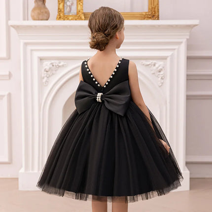 Teenage Girls Dress Children's Clothing Party Elegant Princess Long Tulle Baby Girls Kids Lace Wedding Ceremony Dresses