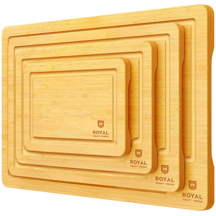 Cutting Board Set of 4, Bamboo