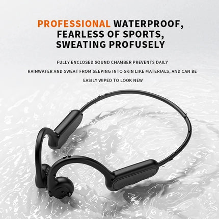 Bone Conduction IPX5 Headphones Bluetooth 5.4 Waterproof Wireless Sports Headset with Mic for Swimming Running Fitness Gym 2026