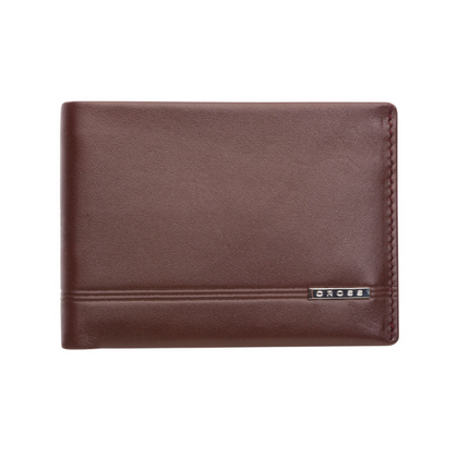 Bi-Fold Slim Card Wallet - Brown
