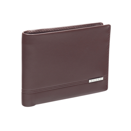 Bi-Fold Slim Card Wallet - Brown