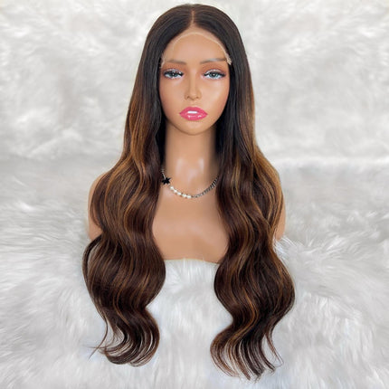 Raw Ava Glueless 5x5 HD Lace Professionally Colored 100% Human Hair Closure Wig