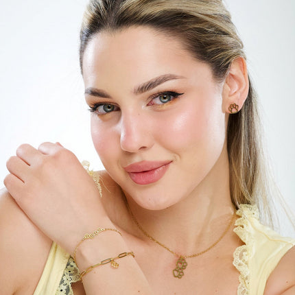 LoyalPrint Delicate Paw Print Link Bracelet