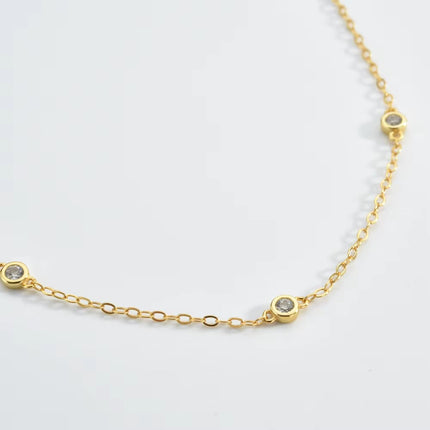 Cosmic Halo Bezel Classic Cubic Zirconia Bracelet