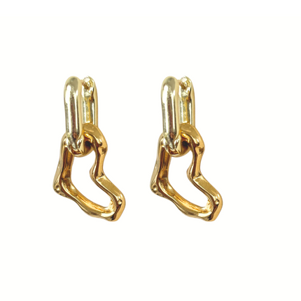 Elegant Link Drop Earrings