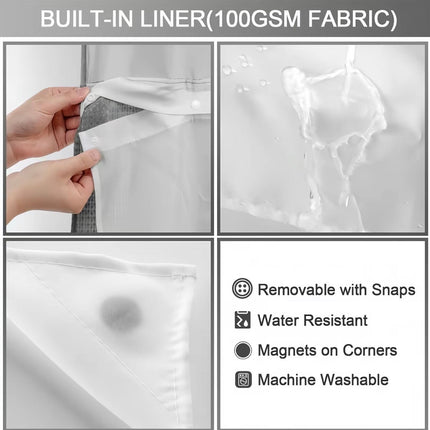 SnapLiner Shower Curtain
