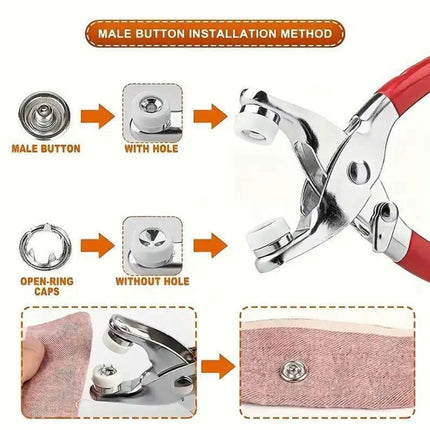 SewEase Button & Pliers Kit