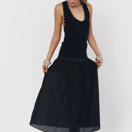 YUNA TANK TOP IN BLACK