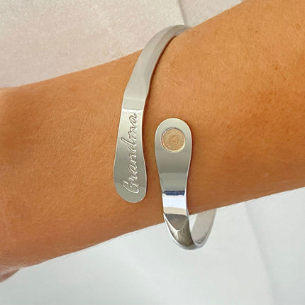 Grandma Bracelet – “Grandma’s Love Is Forever Always” Inspirational Jewelry Gift