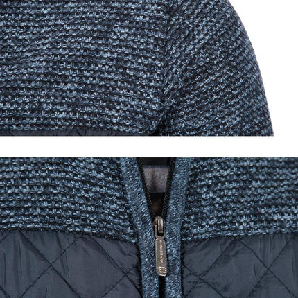 New Autumn Winter Jacket Men Warm Casual Slim Fit Fleece Jacket Elegant Jackets For Men Warm Soft Sweater Solid Jackets Casual Business Men Clothing Lightweight Hooded Jackets