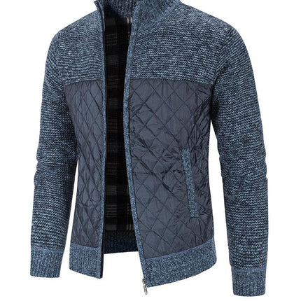 New Autumn Winter Jacket Men Warm Casual Slim Fit Fleece Jacket Elegant Jackets For Men Warm Soft Sweater Solid Jackets Casual Business Men Clothing Lightweight Hooded Jackets