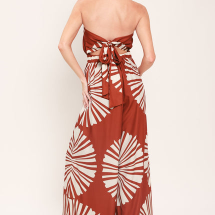 SUMMER RADIANCE WOVEN JUMPSUIT