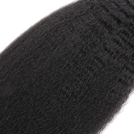 Kinky Straight Bulk 100% Human Braiding Hair