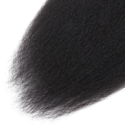 Kinky Straight Bulk 100% Human Braiding Hair