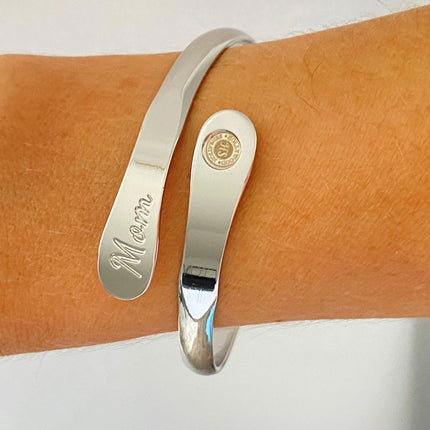 Mom Bracelets Engraved Bracelets Love you Mom Now & Always
