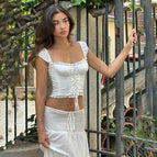 S / White Top