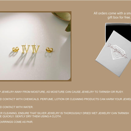GoldNook Personalized Name Earrings - Dainty Solid Gold Jewelry for Unique Self-Expression and Meaningful Gifts