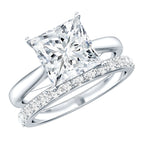 Lab - ( E-VS1 ) / 92.5 Sterling Silver / 4.5