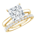 Lab - ( E-VS1 ) / 10K Yellow Gold / 4.5