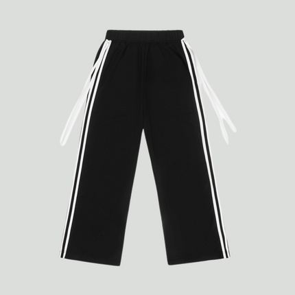 BOW JOGGER IN JERSEY BLACK