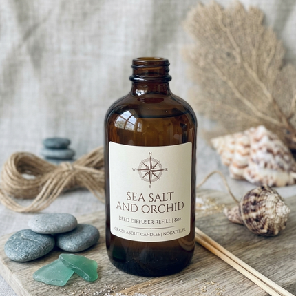 Reed Diffuser Refill – 8oz | Floral Scents, Essential Oil Infused