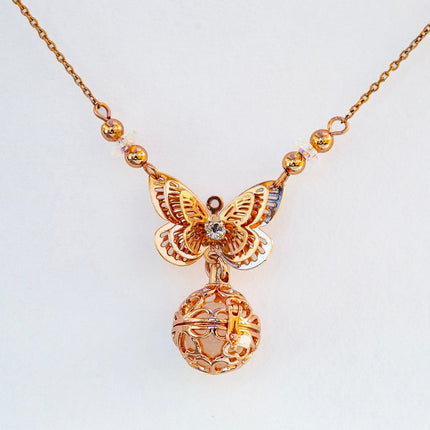 Butterfly Aroma Necklace | Energy & Healing | Diffusing on the go | Birthday Gift