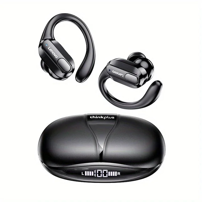 Lenovo XT80 Wireless Headphones Bluetooth 5.3 Earphones True with Mic Button Control Noise Reduction Earhooks Waterproof Headset