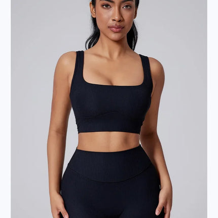 Women Yoga Suit Tracksuit Sports Bra High Waist Legging Shorts Outfit Gym Set Fitness Running Workout Clothes Push Up Sportswear
