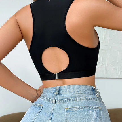 1 Piece Breathable Wireless Yoga Sports Camisole Unlined Lace bra Trendy Seamless women's bra