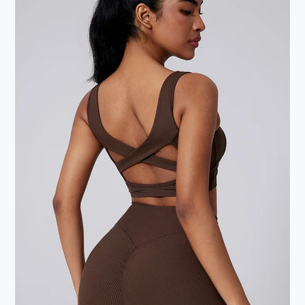 Women Yoga Suit Tracksuit Sports Bra High Waist Legging Shorts Outfit Gym Set Fitness Running Workout Clothes Push Up Sportswear