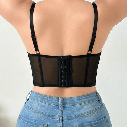 Women's Floral Embroidery Lace Push Up Bra With Underwire Longline Shaping Side Support Minimizer Comfortable Bra