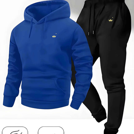 Crown Logo Hooded Sportswear Set