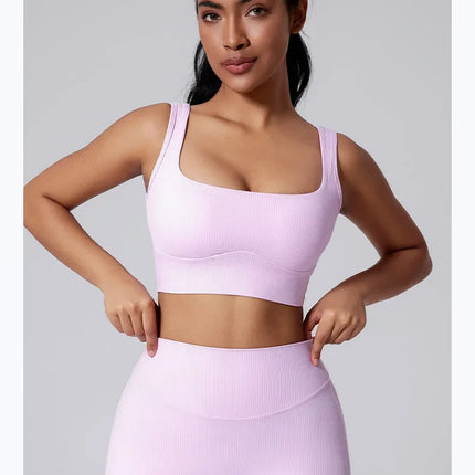 Women Yoga Suit Tracksuit Sports Bra High Waist Legging Shorts Outfit Gym Set Fitness Running Workout Clothes Push Up Sportswear