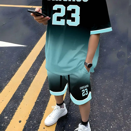 Men's Plus Size Basketball Clothing Set