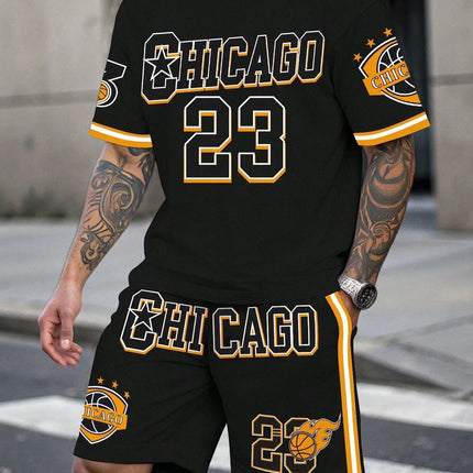 Men's Plus Size Basketball Clothing Set
