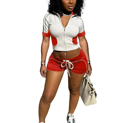 Chic Two-Tone Summer Sportswear Set for Women