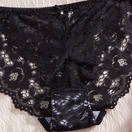 Single of Women's Underwear Set Sexy Lace Patchwork with Push Up Bra Romantic Sheer Women's Panties