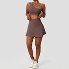 Brown Skirt Set / S