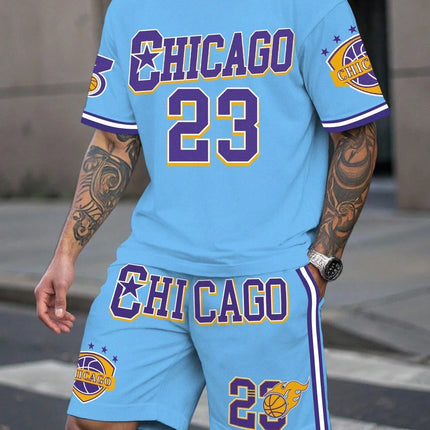 Men's Plus Size Basketball Clothing Set