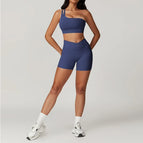 Dark Blue Shorts Set / S