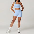 Sky Blue Shorts Set / S