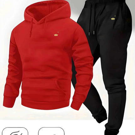 Crown Logo Hooded Sportswear Set
