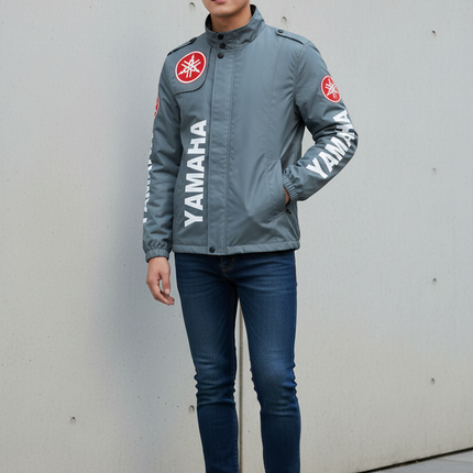 Motorcycle Jacket Yamaha Jacket 2026 Summer new Outdoor Motocross Sweatshirt Oversized Yamaha Clothing Men's Biker Jacket Coats