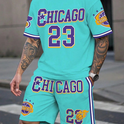 Men's Plus Size Basketball Clothing Set