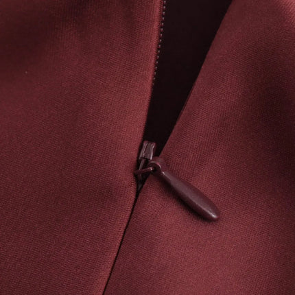 Foridol Halter Satin Dress Women Sexy Backless Burgundy summer spring Dress Elegant Maxi Long Party Dress Christmas Vestidos